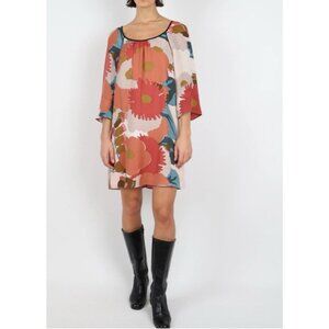 Anthropologie TIBI Shift Dress 10 SILK Colorful Relaxed Fit $585